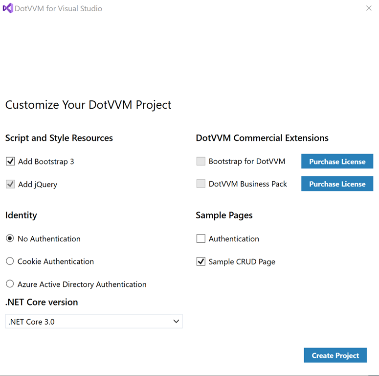 DotVVM CRUD Application With Entity Framework And Cosmos DB